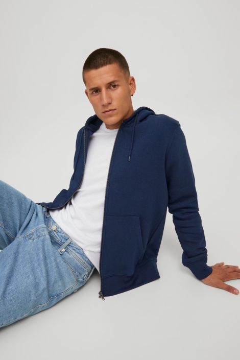 Jack & Jones jjebradley sweat zip hood noos